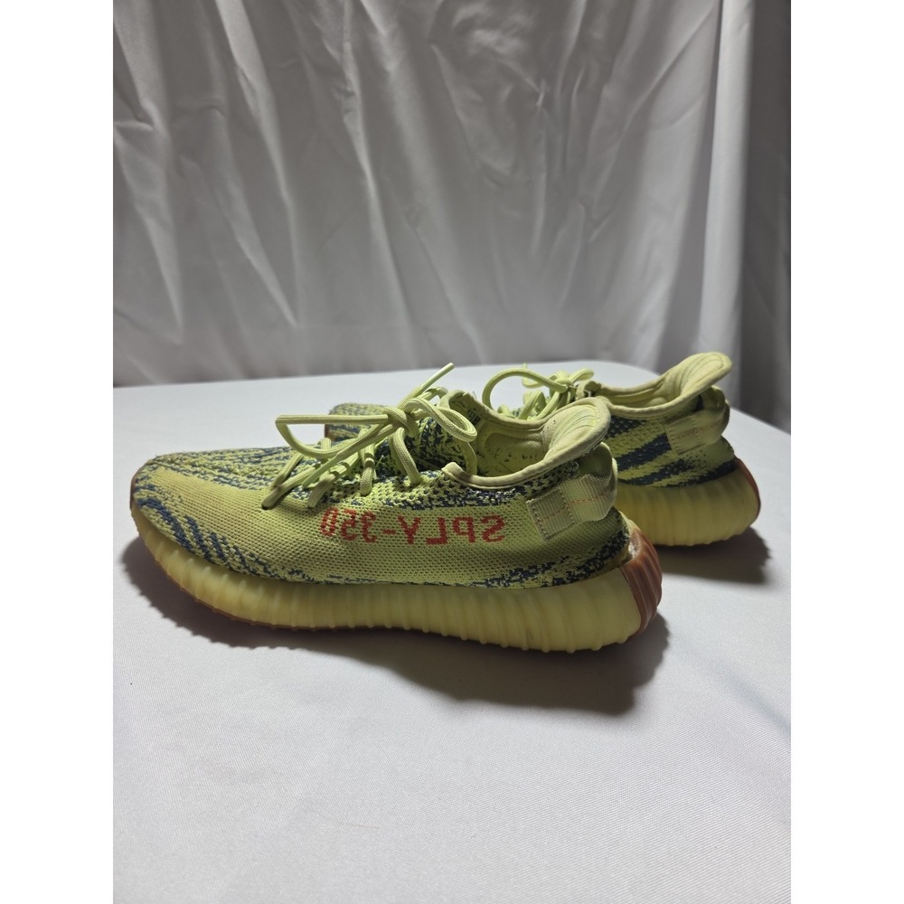 adidas Yeezy Boost 350 V2 Semi Frozen Yellow Low Top Kanye‎ West B37572 Sz 9